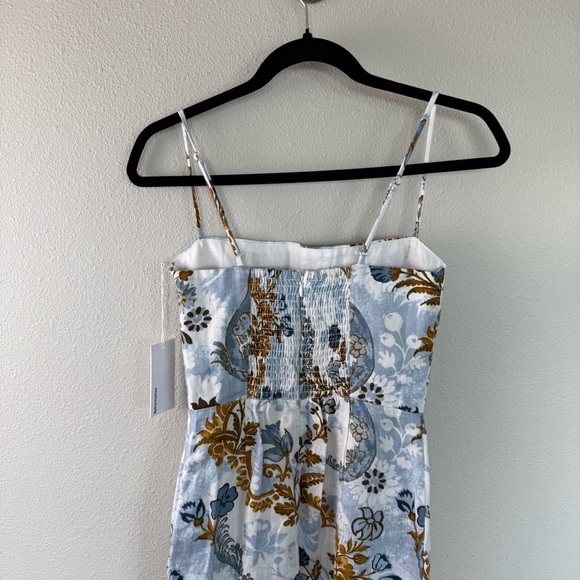 New REFORMATION Frankie Linen Dress in Reign Print NWT Wedding Women’s Size 2 - Picture 12 of 16